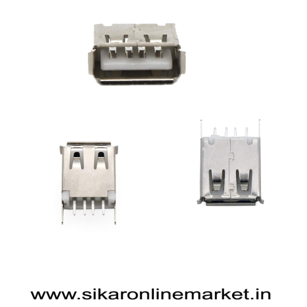 USB Connector – A Type Female Straight (pack of 5 pcs)
