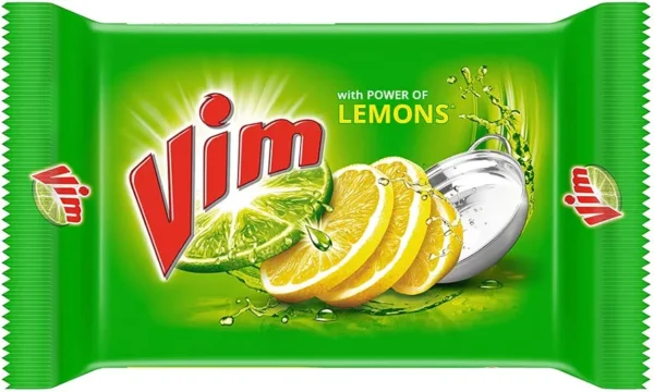 Vim Fresh Lemon Dishwash Bar  (Combo Pack of 10) Tough Stain & Grease Removal For Utensils - Dish Washing Bar Soap