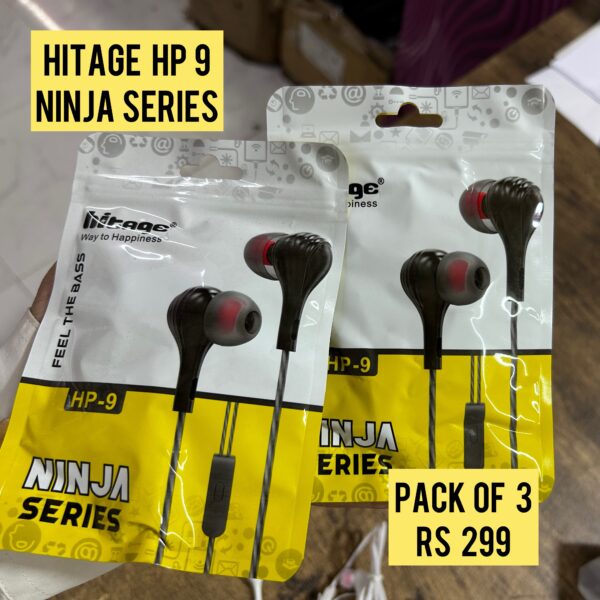 hitage hp 9 ninja series pack of 3 pcs