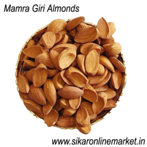 Mamra Giri Almonds [ Grade-Aaa Quality & Bold Size Bidam ] Rich In Oil, More Nutritious, Mamra Badam 250 Grams