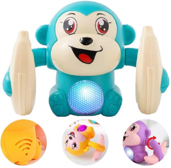 Rolling Banana Monkey Toys with Voice/Touch Sensor On Dancing Monkey Dancing Toy for Kids