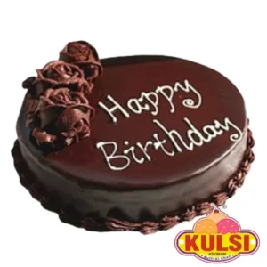 Chocolate Truffle Kulsi Cake Flower Design