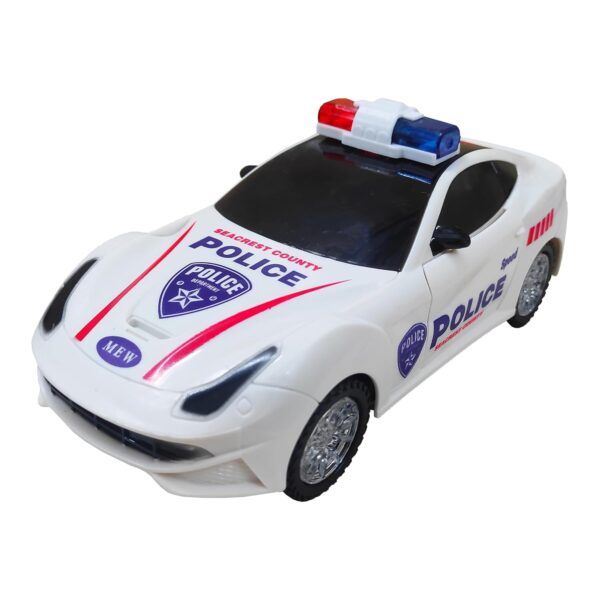 Interactive Police Car Toy for Kids – Bump and Go Action Vehicle with Flashing Wheel Lights, Realistic Siren Sounds, and Motion Features - Image 2