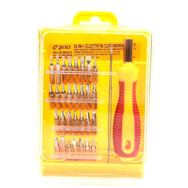 32 In 1 Interchangeable Precise Screwdriver Tool Set with Magnetic Holder - Image 4