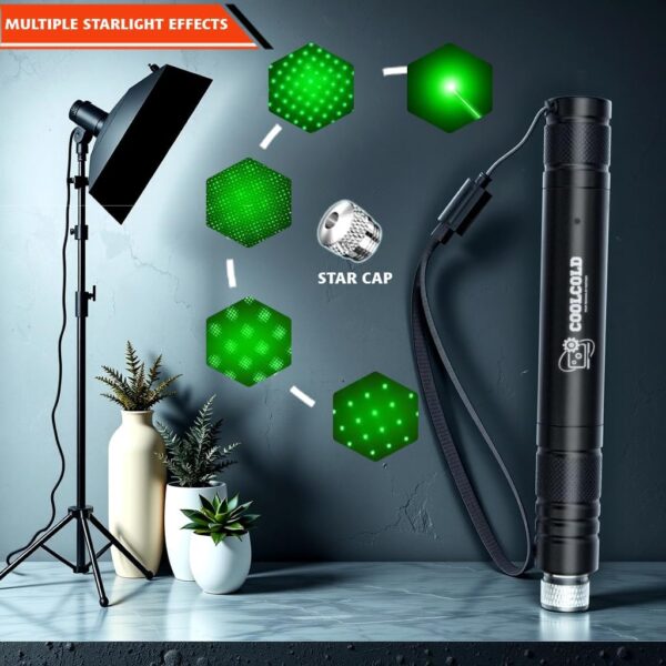 Rechargeable Green Laser Pointer Pen For Kids To Play - Image 2