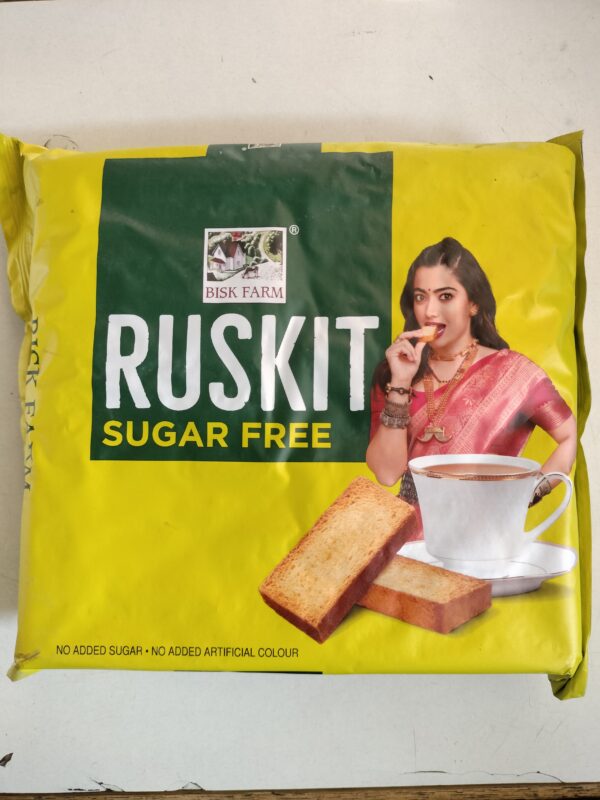 Bisk Farm sugar free Ruskit, Packaging Type: Packet, Packaging Size: 180gm