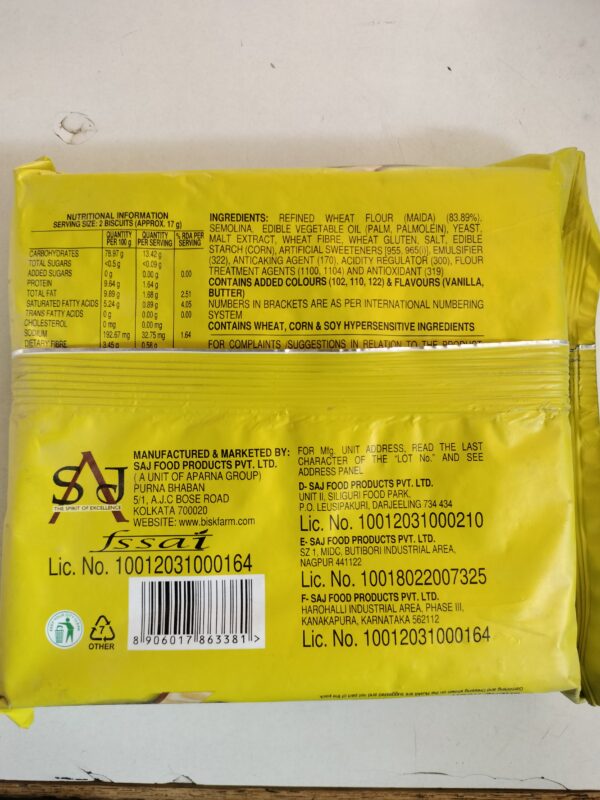 Bisk Farm sugar free Ruskit, Packaging Type: Packet, Packaging Size: 180gm - Image 2