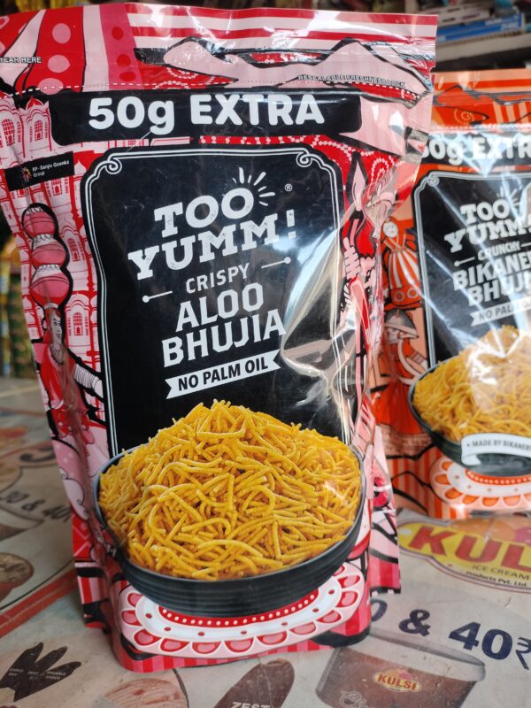 Too yummy! Crispy aloo bhujia, no palm oil, pack of 400gm