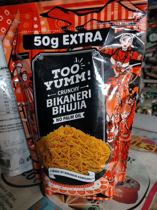 Too yummy! Crunchy bikaneri bhujia, no palm oil, pack of 400gm