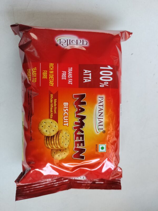 Patanjali namkeen biscuits,100% aata biscuits , net weight 60gm