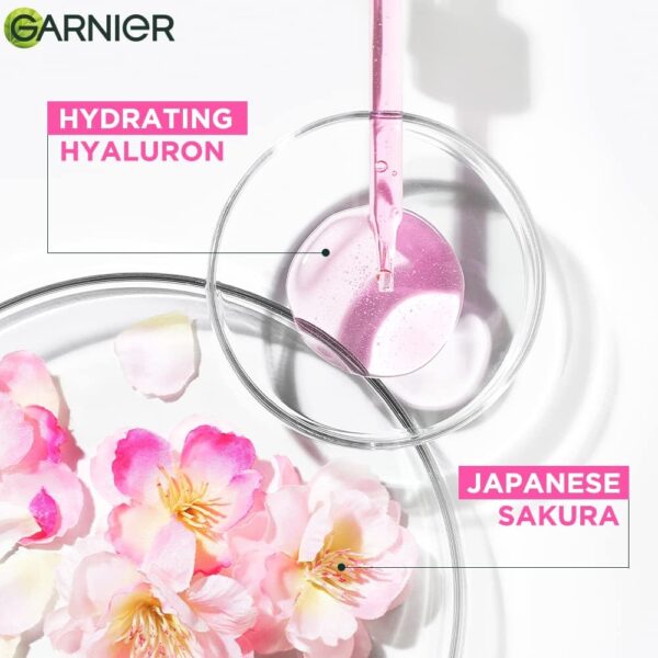 Garnier Skin Naturals, Face Mask Set, Hydrating, Pore Reducing, Brightening, and Enhances Glow, Hydra Bomb Serum Mask & Black Serum Mask, 5 pcs, 140g - Image 3