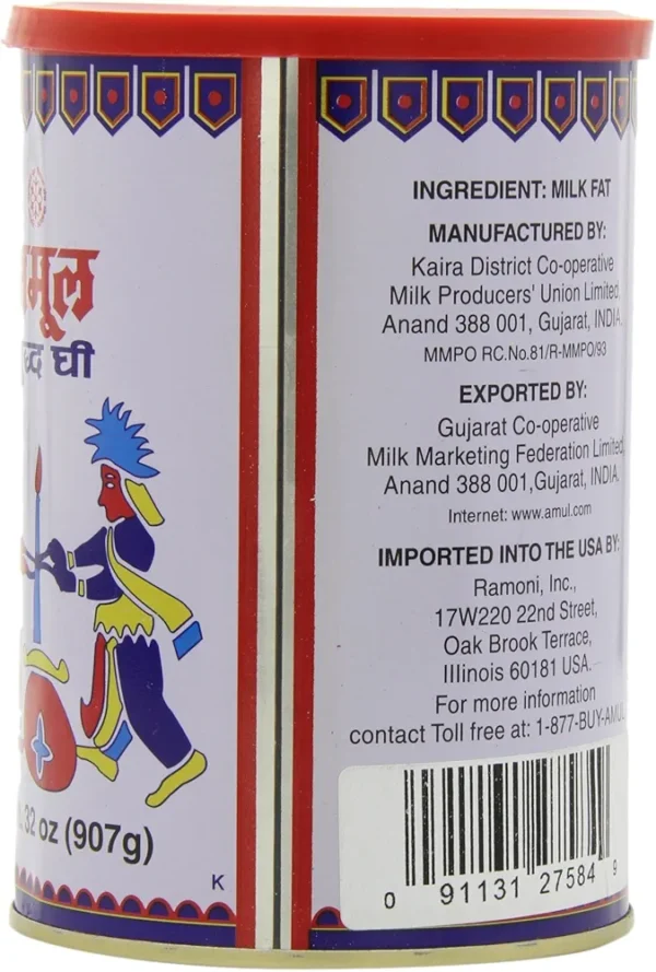 Amul Pure Ghee - 1 Liter Tin - Image 2