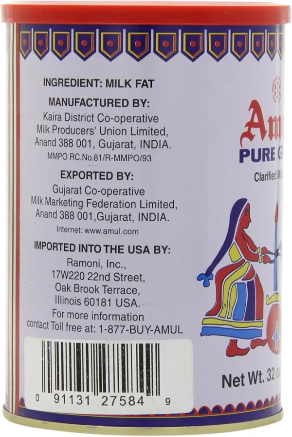 Amul Pure Ghee - 1 Liter Tin - Image 4