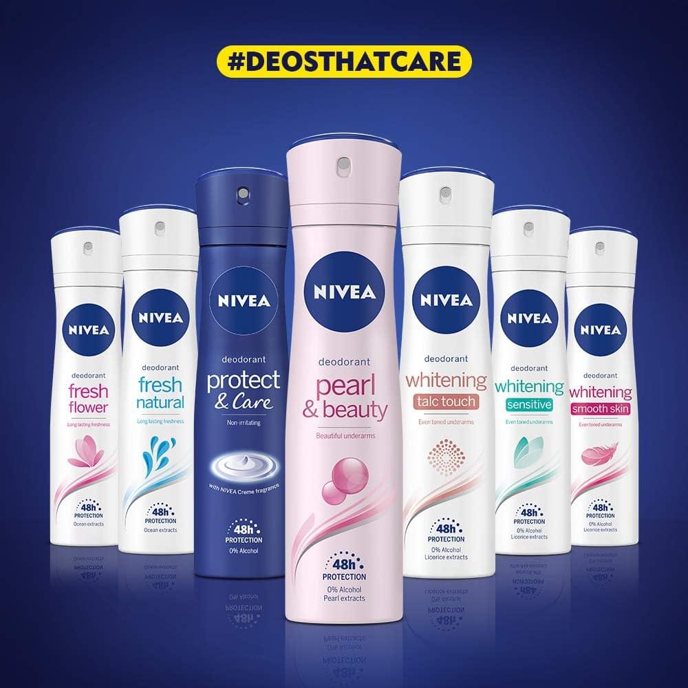 Nivea Deodorant, Spray Pearl & Beauty for Women, 150ml 3 Nivea Deodorant, Spray Pearl & Beauty for Women, 150ml - Image 3
